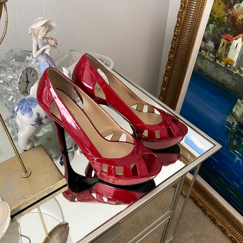 Silhouette Red Heels